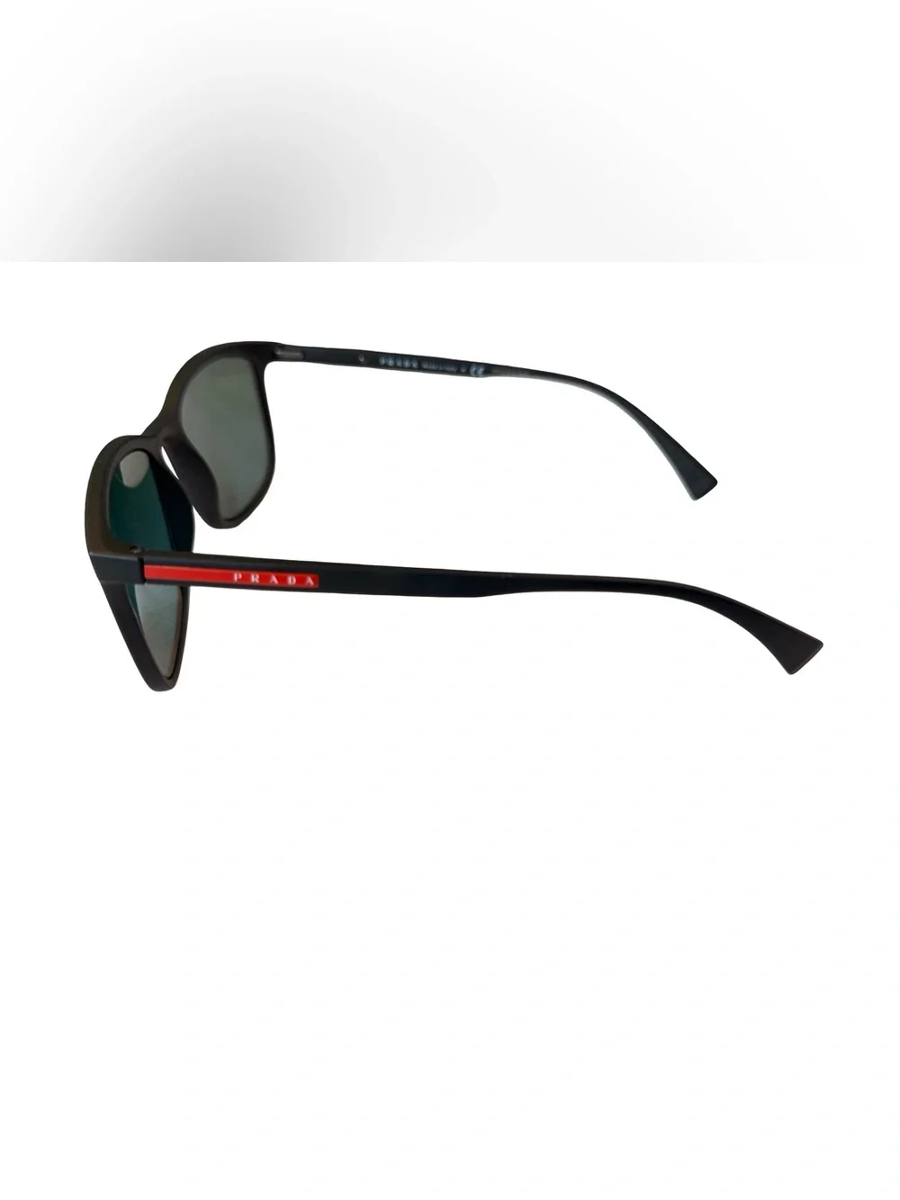 Prada SPS 01T Sunglasses Matte Black Red Mirror Lenses 56-19 140 New in Box